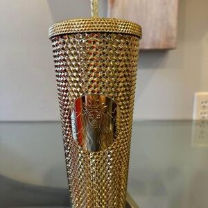 Starbucks Gold Studded Tumbler